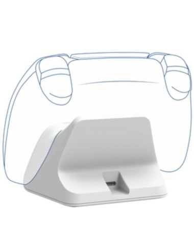 Estación de Recarga Rápida Trust Gaming GXT 255 para PS5/ Blanco