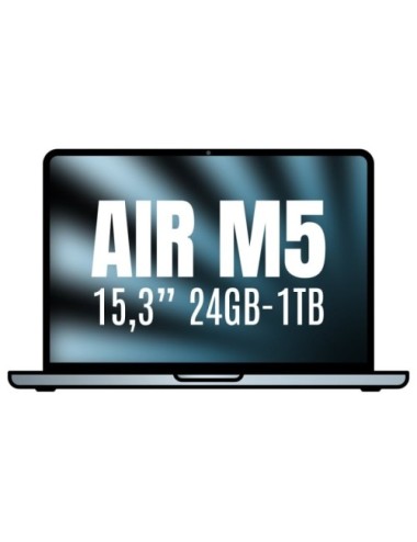 Apple Macbook Air 15,3'/ M5 10-Core CPU/ 24GB/ 1TB SSD/ 10-Core GPU/ Azul