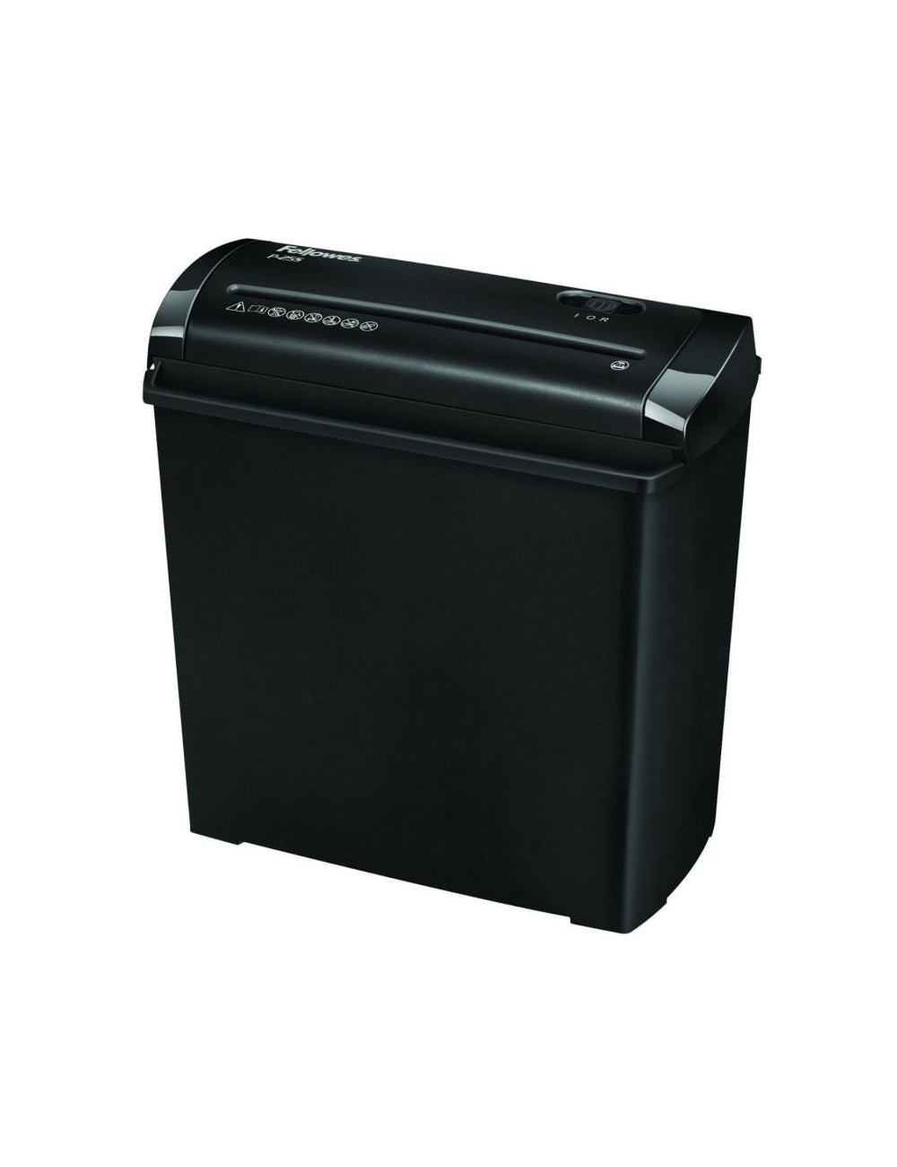 Destructora Fellowes P-25S/ Corte en Tiras de 7mm/ Negra