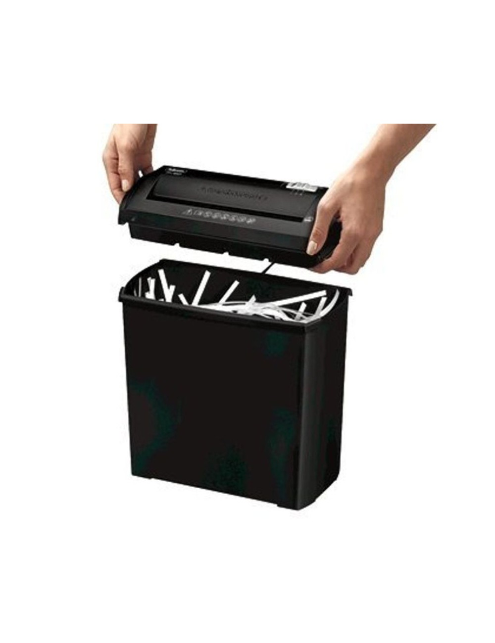 Destructora Fellowes P-25S/ Corte en Tiras de 7mm/ Negra