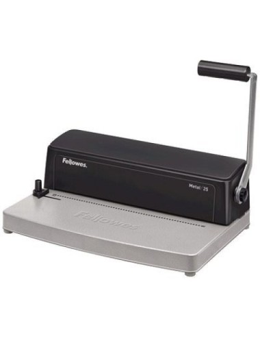 Encuadernadora Fellowes Metal 25/ Grafito