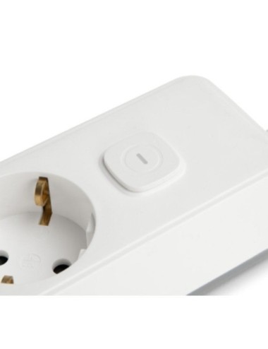 Regleta con Interruptor Orbegozo EN 3100/ 3 Tomas de Corriente/ 2 USB/ 2 USB Tipo-C/ Cable 1.4m/ Blanca