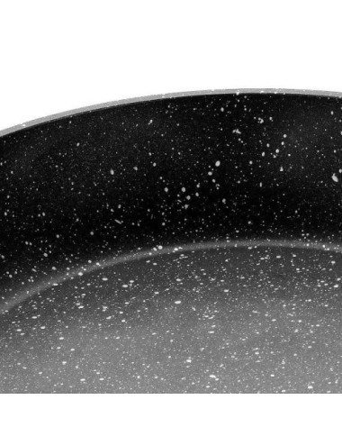 Sartén Monix Titán Rock M810022/ Ø22cm/ Aluminio forjado/ Apta para Inducción