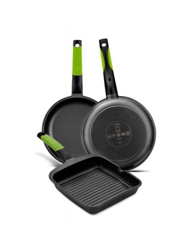 Asador Bra Prior A121459/ Ø28cm/ Aluminio fundido/ Apto para Inducción