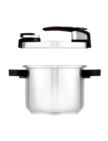 Olla a Presión Tekna A185602/ Ø22cm/ 6L/ Acero Inoxidable/ Apta para Inducción