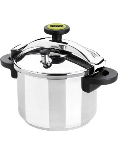 Olla a Presión Monix Classica M530001/ Ø22cm/ 4L/ Acero Inoxidable/ Apta para Inducción