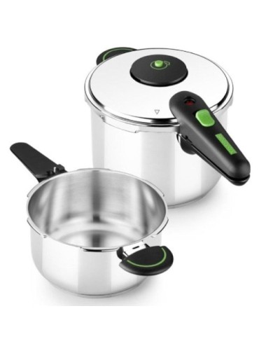 Pack 2 Ollas a Presión Monix Presto M911005/ 4+6L/ Aptas para Inducción