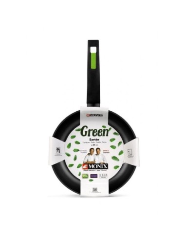Sartén Monix Green M481226/ Ø26cm/ Aluminio forjado/ Apta para Inducción