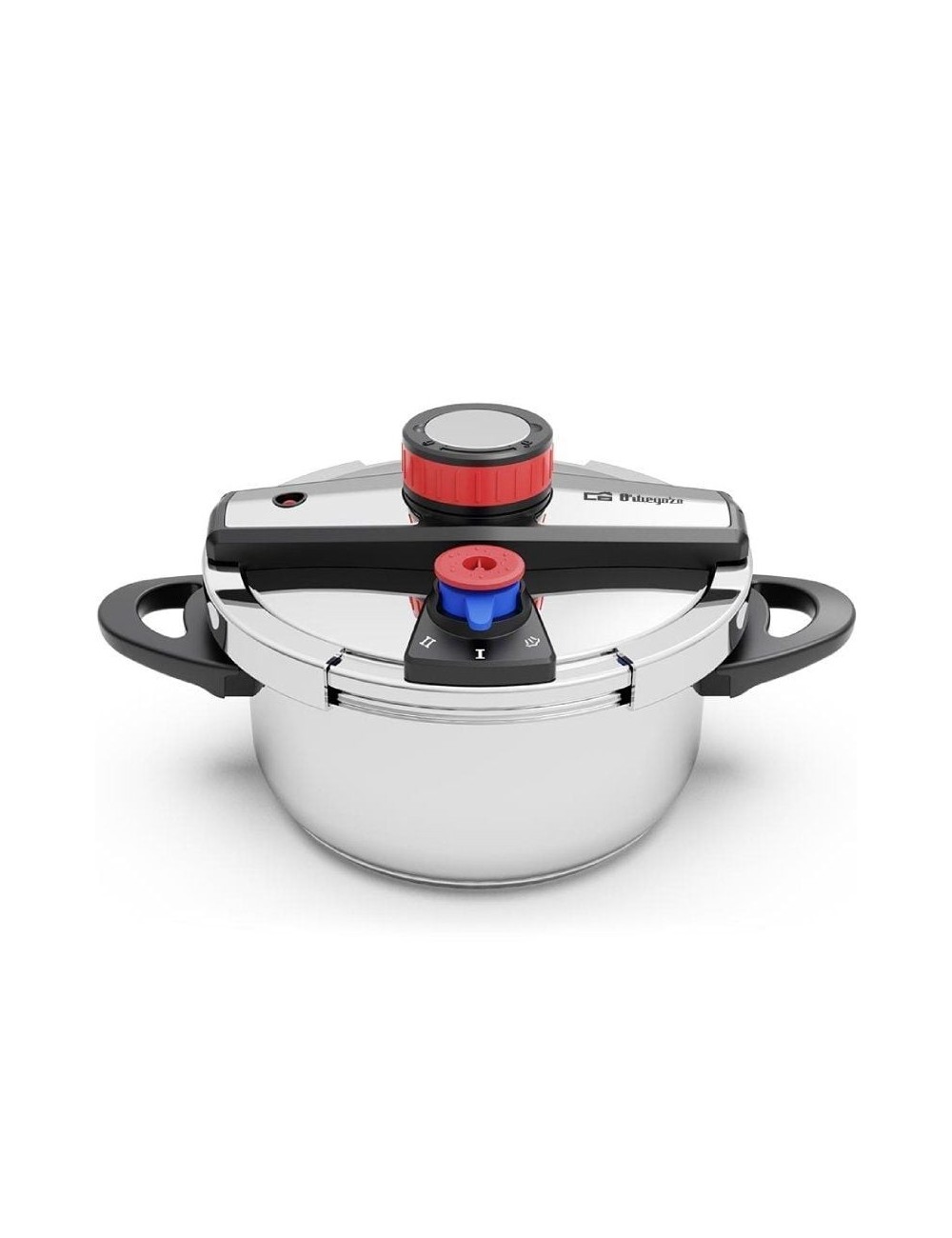 Olla a Presión Orbegozo HP 4200/ 4L/ Acero Inoxidable/ Apta para Inducción