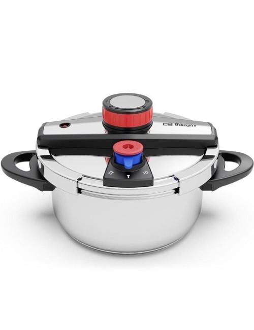 Olla a Presión Orbegozo HP 4200/ 4L/ Acero Inoxidable/ Apta para Inducción