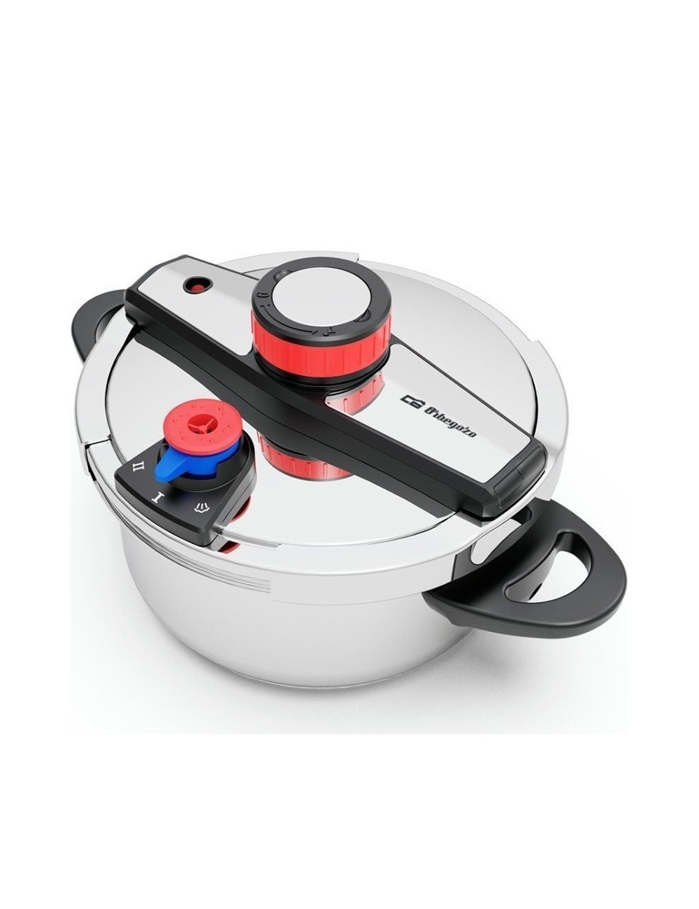 Olla a Presión Orbegozo HP 4200/ 4L/ Acero Inoxidable/ Apta para Inducción