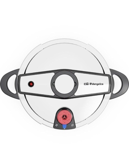 Olla a Presión Orbegozo HP 4200/ 4L/ Acero Inoxidable/ Apta para Inducción