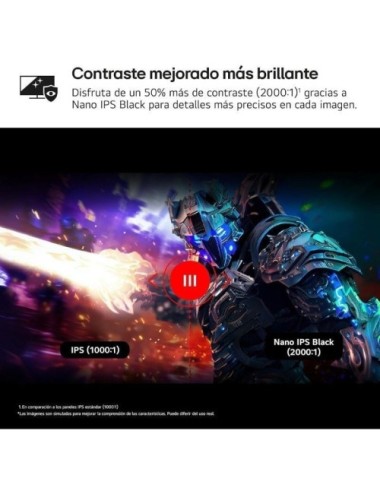 Monitor Gaming LG UltraGear 27G850A-B 27'/ 4K/ 1ms/ 240Hz/ IPS/ Regulable en altura/ Morado Grisáceo