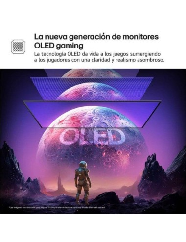 Monitor Gaming Ultrapanorámico LG UltraGear 32GX850A-B 32'/ 4K/ 0.03ms/ 330Hz/ OLED/ Regulable en Altura/ Negro