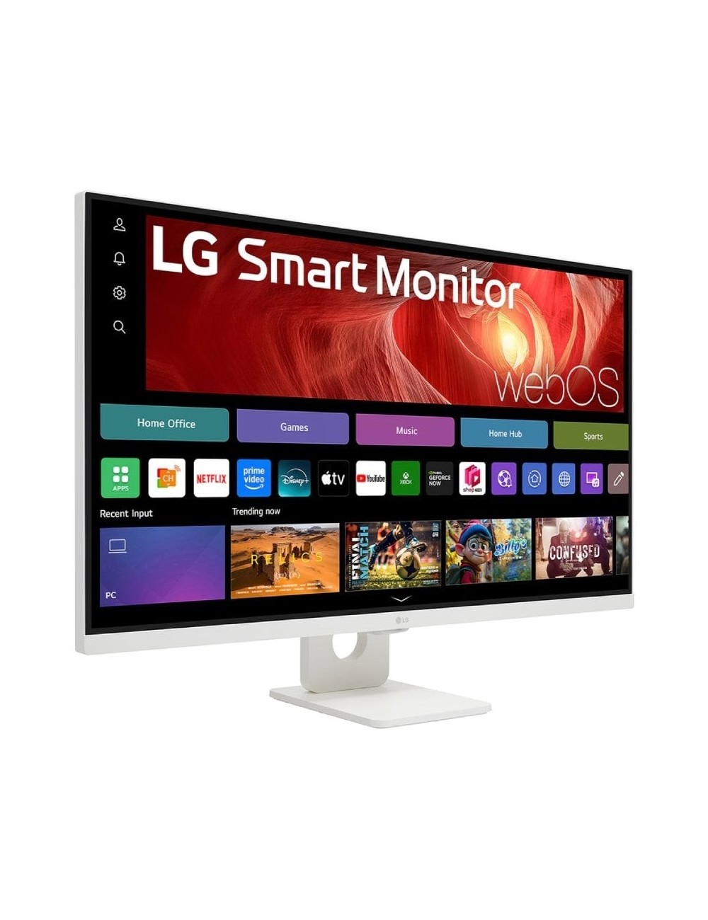 Smart Monitor LG 32U721SA-W 31.5'/ 4K/ Multimedia/ Smart TV/ Blanco
