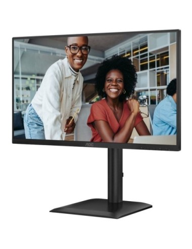 Monitor Profesional AOC 24E4U 23.8'/ Full HD/ Regulable en altura/ Negro