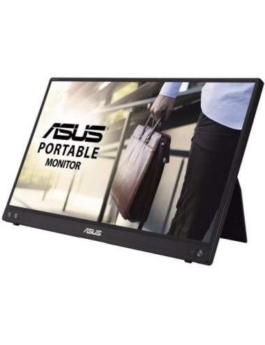 Monitor Portátil Asus ZenScreen MB16ACV 15.6'/ Full HD/ Negro