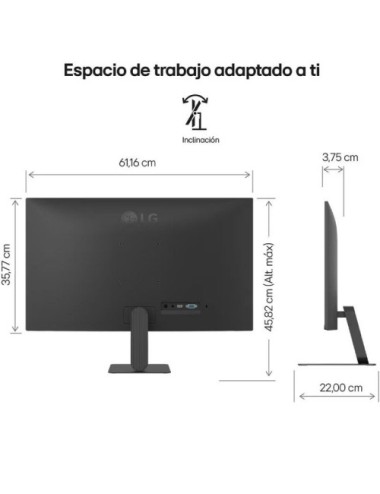 Monitor LG 27U411A-B 27'/ Full HD/ Negro