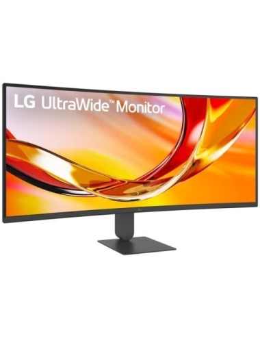 Monitor Profesional Ultrapanorámico LG UltraWide 34U640B-B 34'/ WQHD/ Regulable en altura/ Negro