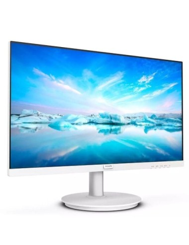 Monitor Philips 241V8AW 23.8'/ Full HD/ Multimedia/ Blanco