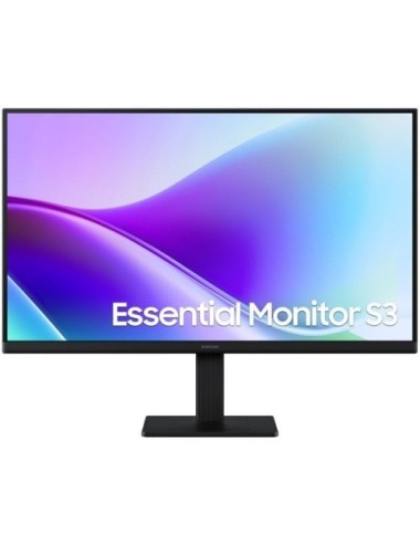 Monitor Profesional Samsung Essential Monitor S3 S24F320GAU/ 24'/ Full HD/ Negro