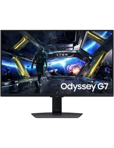 Smart Monitor Gaming Samsung Odyssey G7 G70D S27DG702EU 27'/ 4K/ 1ms/ 144Hz/ IPS/ Multimedia/ Regulable en altura/ Smart TV/ Neg