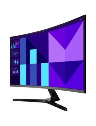 Monitor Profesional Curvo Samsung Essential S3 S39GD S32D396GAU 32'/ Full HD/ Multimedia/ Negro y Plata