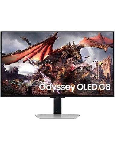 Smart Monitor Gaming Samsung Odyssey OLED G8 S32DG800SU 32'/ 4K/ 0.03ms/ 240Hz/ Multimedia/ Regulable en Altura/ Smart TV/ Plata