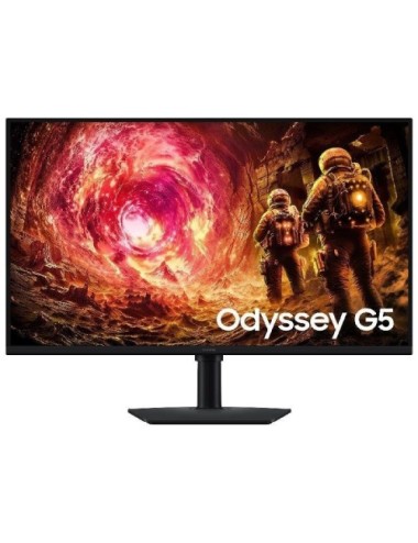 Monitor Gaming Samsung Odyssey G5 S32FG502EU 32'/ QHD/ 1ms/ 180Hz/ IPS/ Regulable en altura/ Negro