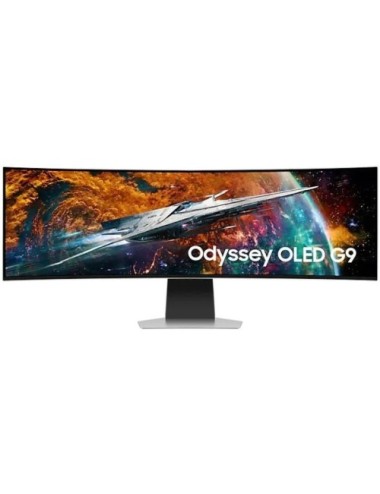Smart Monitor Gaming Ultrapanorámico Curvo Samsung Odyssey OLEDG9 S49CG954SU 49'/ Dual QHD/ 0.03ms/ 240Hz/ OLED/ Multimedia/ Reg