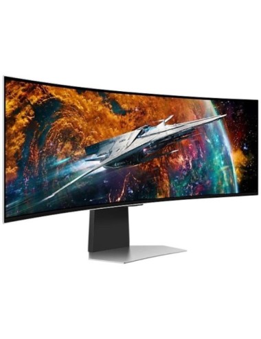 Smart Monitor Gaming Ultrapanorámico Curvo Samsung Odyssey OLEDG9 S49CG954SU 49'/ Dual QHD/ 0.03ms/ 240Hz/ OLED/ Multimedia/ Reg