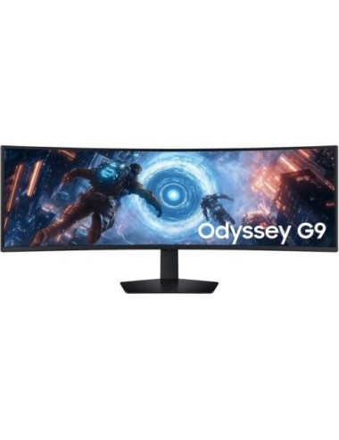 Monitor Gaming Ultrapanorámico Curvo Samsung Odyssey G9 G91F S49FG916EU 49'/ Dual QHD/ 1ms/ 144Hz/ VA/ Regulable en altura/ Negr