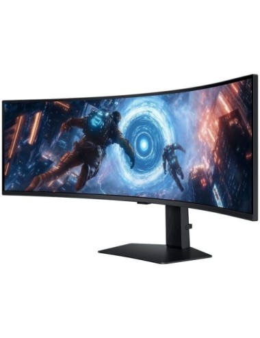 Monitor Gaming Ultrapanorámico Curvo Samsung Odyssey G9 G91F S49FG916EU 49'/ Dual QHD/ 1ms/ 144Hz/ VA/ Regulable en altura/ Negr
