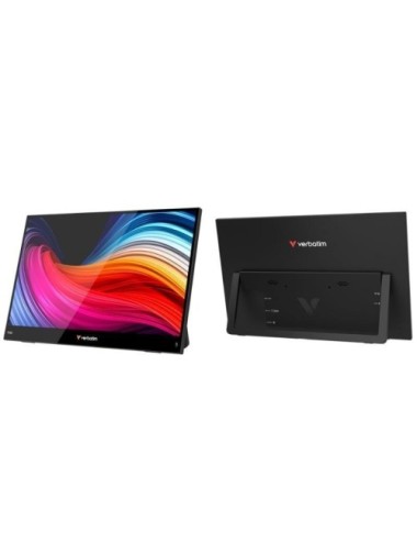 Monitor Portátil Táctil Verbatim Touch Light 15.6'/ Full HD/ Multimedia/ Negro