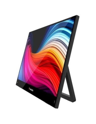 Monitor Portátil Táctil Verbatim Touch Light 15.6'/ Full HD/ Multimedia/ Negro