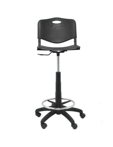 Taburete Piqueras y Crespo Robledo PVC T26GNI840RN/ Negro