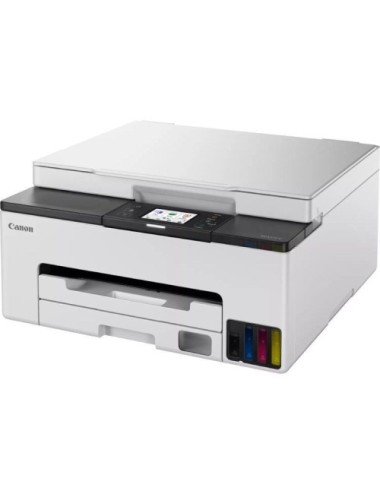Multifunción Recargable Canon MAXIFY GX1050 MegaTank 3 en 1 WiFi/ Dúplex/ Pack impresora + consumibles XL/ Blanca