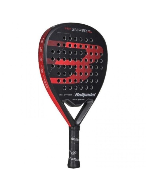Pala de Pádel Bullpadel Sniper 2.0 Power 2026/ Negra y Roja
