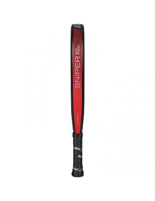 Pala de Pádel Bullpadel Sniper 2.0 Power 2026/ Negra y Roja