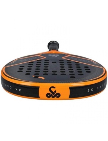 Pala de Pádel VIBOR-A Mortal Carbon 3.0/ Naranja y Negra