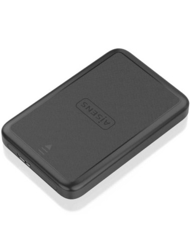 Caja Externa para Disco Duro de 2.5' Aisens ASE-2519B/ USB 3.1/ Sin Tornillos