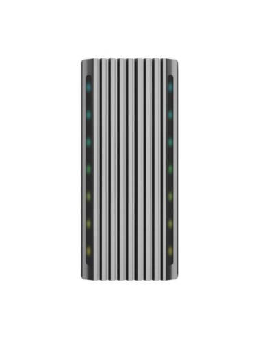 Caja Externa para Disco SSD M.2 SATA/NVMe Aisens ASM2-RGB011GR/ USB 3.2 Gen2/ Sin Tornillos