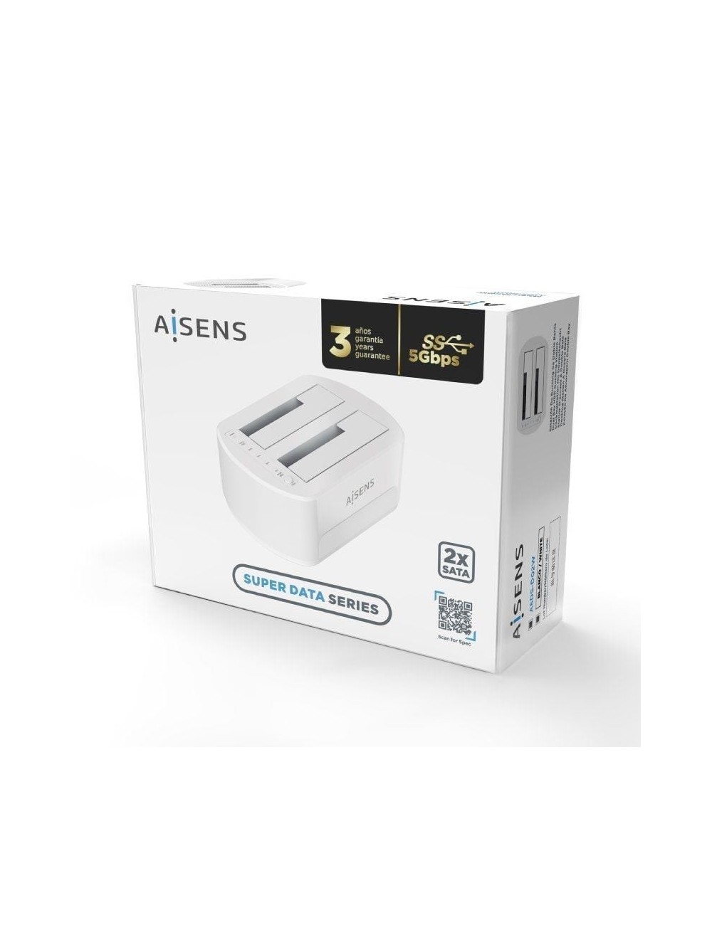 Docking Station para Discos Duros Aisens ASDS-D02W