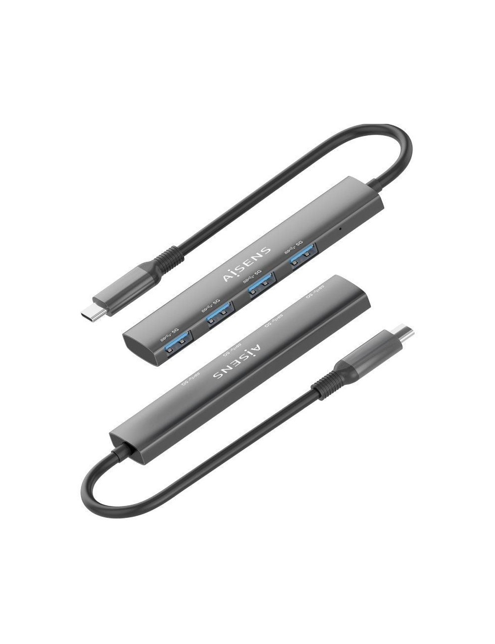 Hub USB Tipo-C 3.0 Aisens A109-0943/ 4xUSB