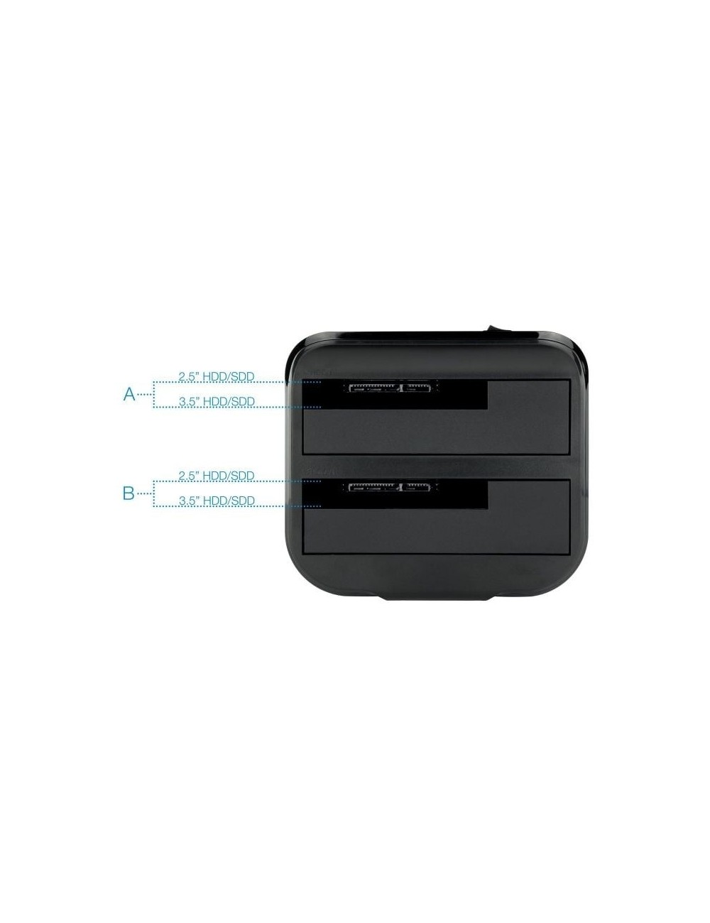 Docking Station para Discos Duros TooQ TQDS-802B