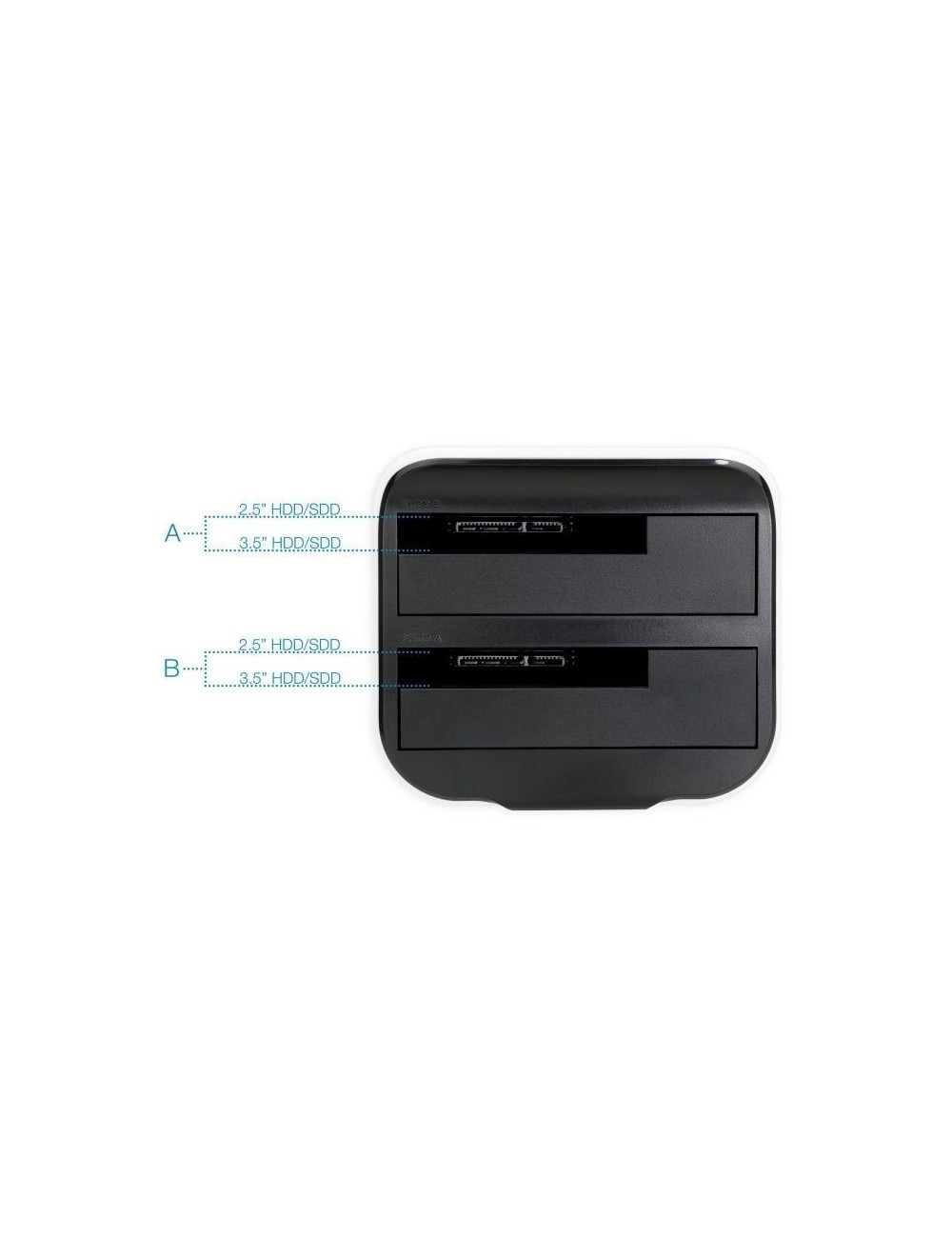Docking Station para Discos Duros TooQ TQDS-802BW