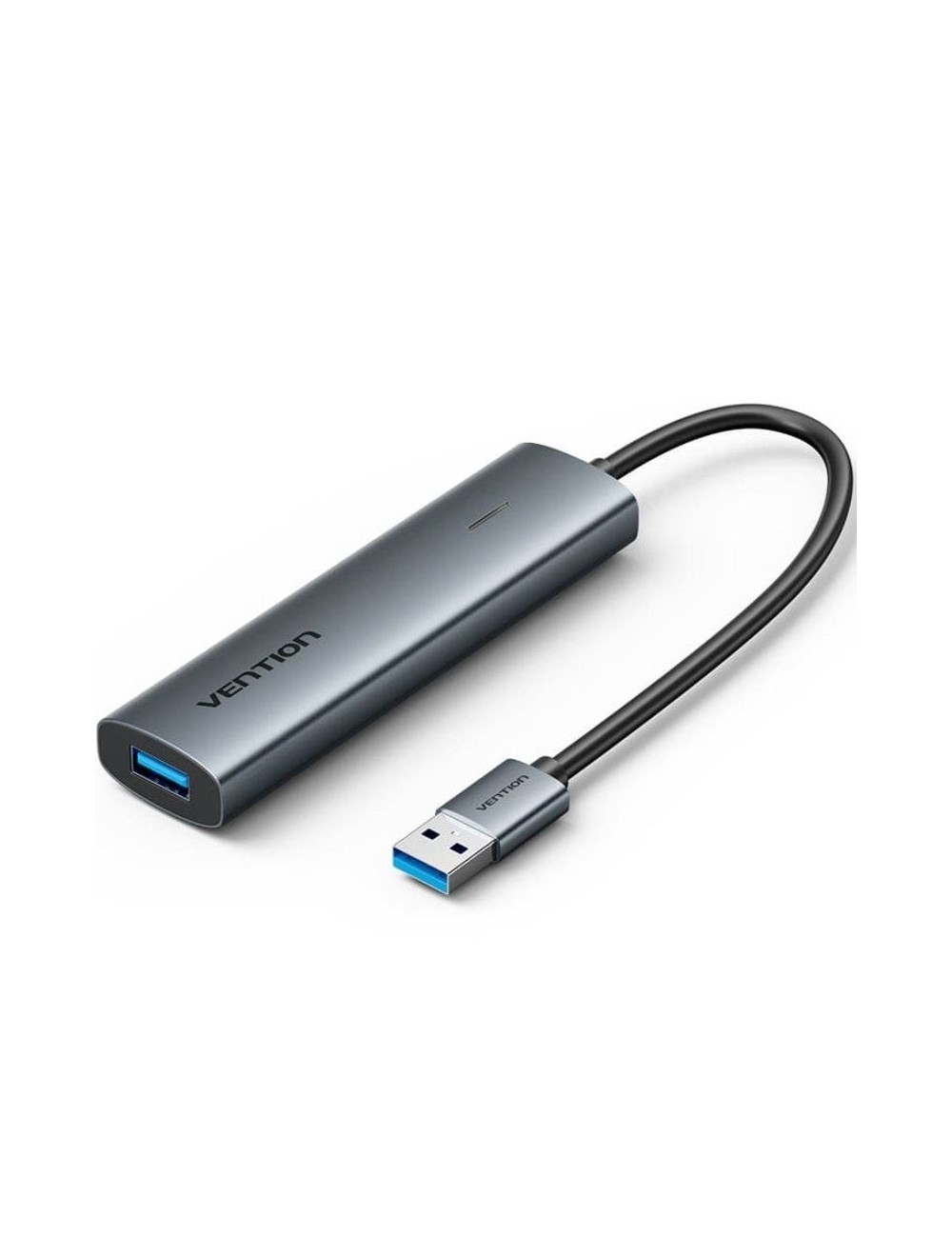 Hub USB 3.0 Vention TGXHB/ 1xUSB Tipo-C/ 3xUSB/ 1xUSB Tipo-C PD/ Gris