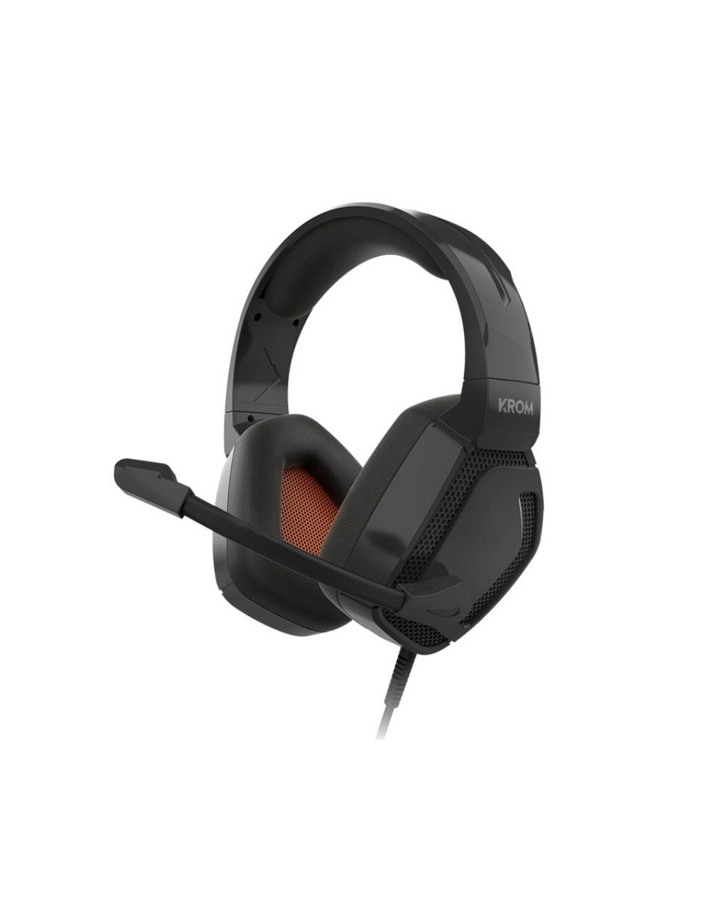 Auriculares Gaming con Micrófono Krom Kopa Pro/ Jack 3.5/ Negros