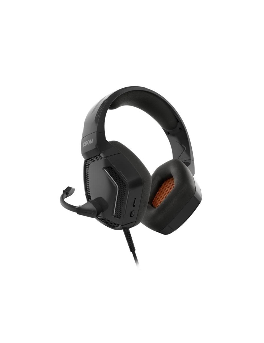 Auriculares Gaming con Micrófono Krom Kopa Pro/ Jack 3.5/ Negros