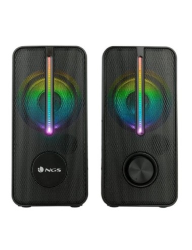 Altavoces NGS GSX-150/ 12W/ 2.0/ Negros